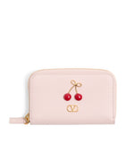Valentino Garavani mini leather Cherryfic wallet - British product