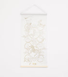 Harrods giant hanging colouring poster with pencils, UK version