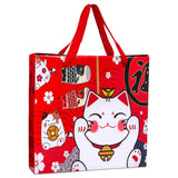 Volaler lucky cat ceramic rice bowl set of 4, UK version