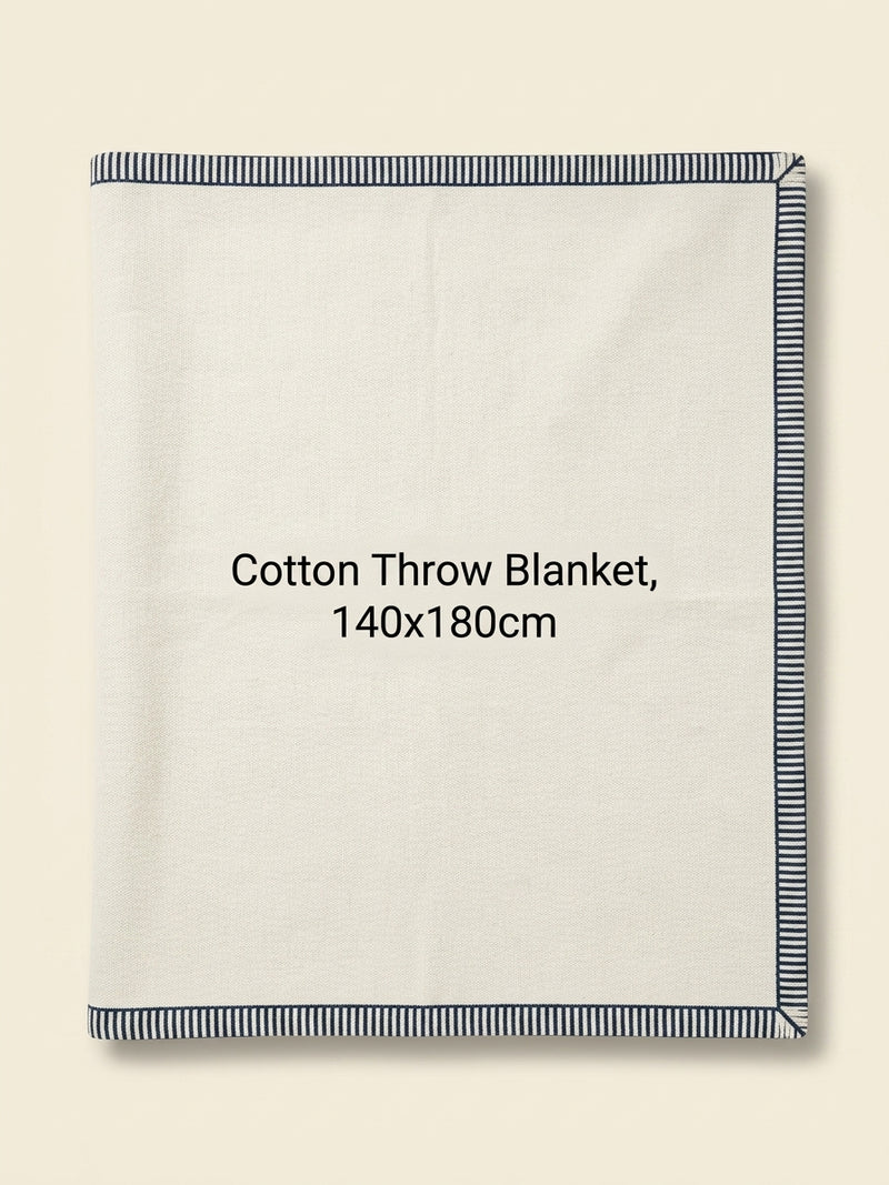 Cartier merino wool and cashmere blanket 190cm x 140cm - British product