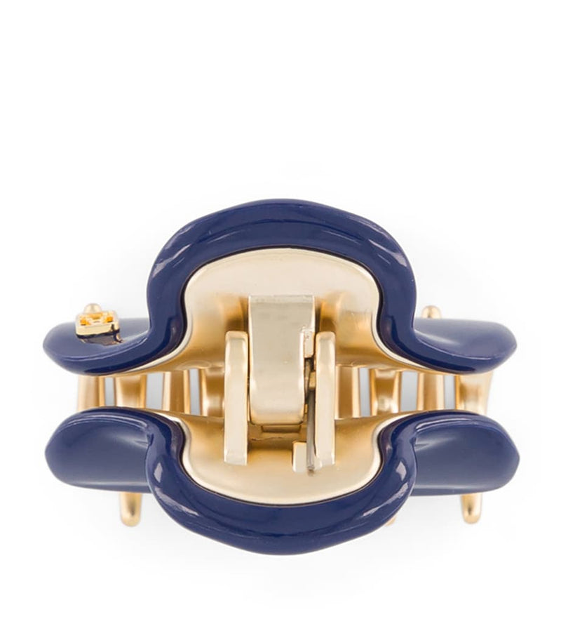 Alexandre de Paris gold-plated claw hair clip 4.5cm (British brand)