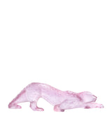 Harrods Lalique Large Rose Nebula Zeila Panther Crystal Sculpture- Buy online at McGrocer