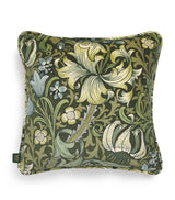 Harrods House Of Hackney Velvet Golden Lily Cushion 40cm x 40cm- Buy online at McGrocer