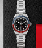 TUDOR Black Bay GMT watch 41mm with burgundy blue bezel - British product