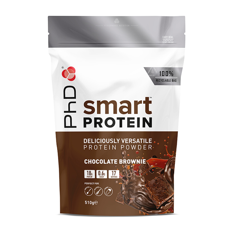 PhD Nutrition Smart Protein Powder Chocolate Brownie 510g - Chocolate Brownie
