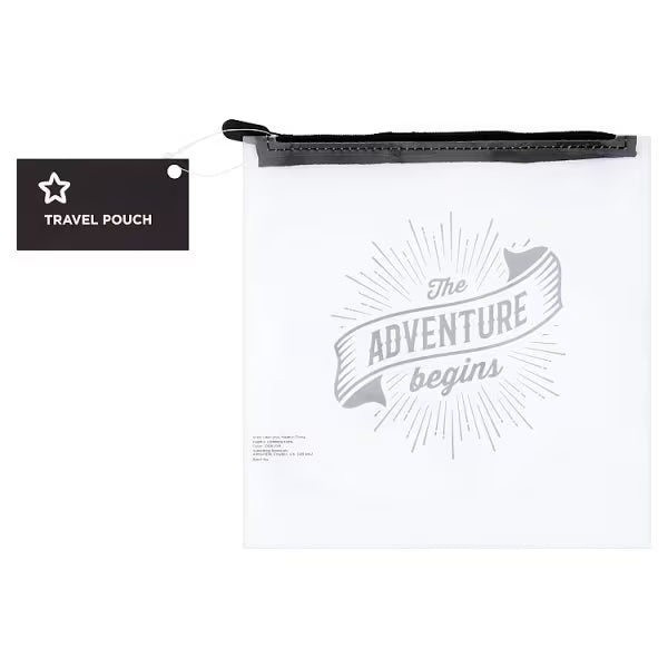Superdrug Travel Pouch Adventure Begins (British brand)