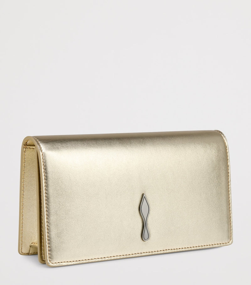Christian Louboutin Bettina lambskin clutch bag - British product