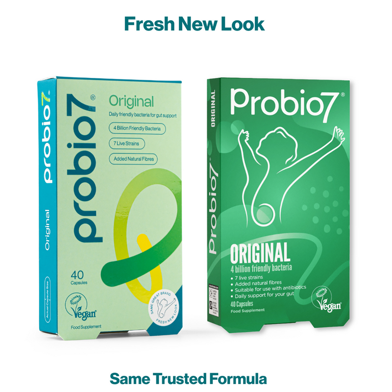 Probio7 Original Probiotic supplement 40 Capsules, imported from the UK