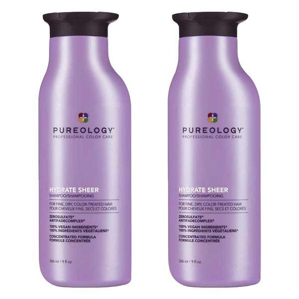Pureology Hydrate Sheer Shampoo Duo 2x266ml - British product