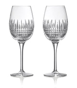 Harrods Waterford Lismore Diamond Essence Goblet Glass Set of 2 (660ml)- Buy online at McGrocer