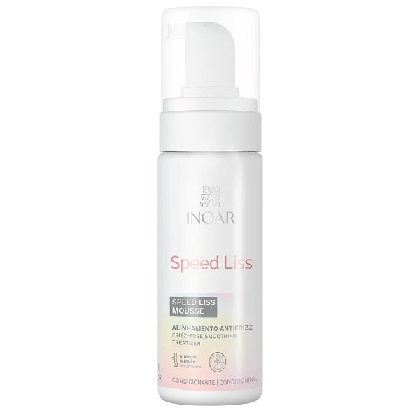 Inoar Speed Liss Mousse 150ml, imported from the UK