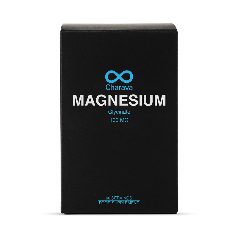 Charava Magnesium Glycinate capsules 500mg, UK version