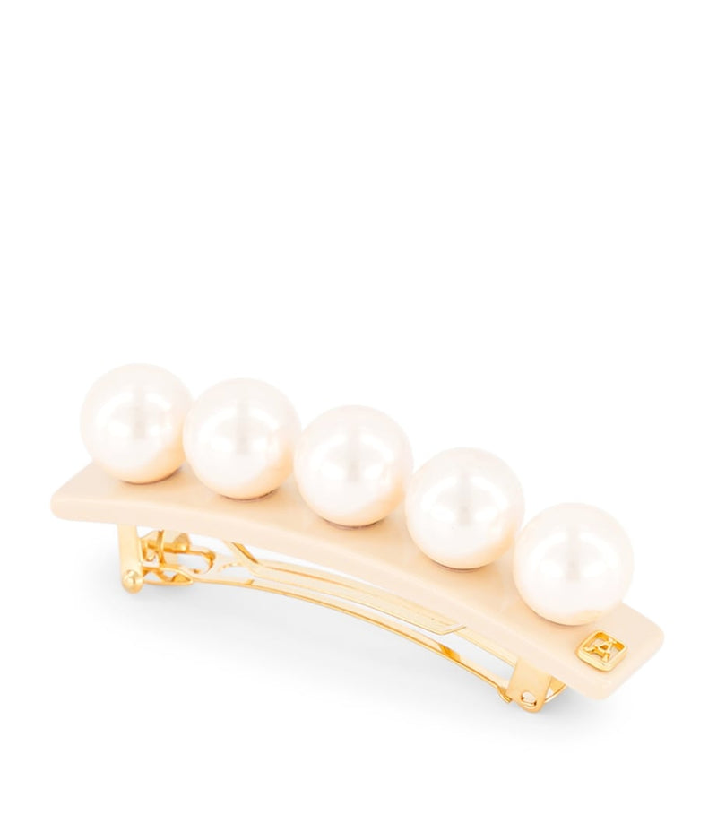 Alexandre de Paris oversize pearl hair clip, imported from the UK