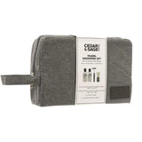 Cedar & Sage men's travel beard grooming gift set (British brand)