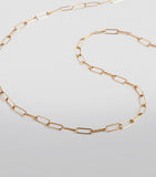 Annoushka yellow gold long mini cable chain necklace, imported from the UK