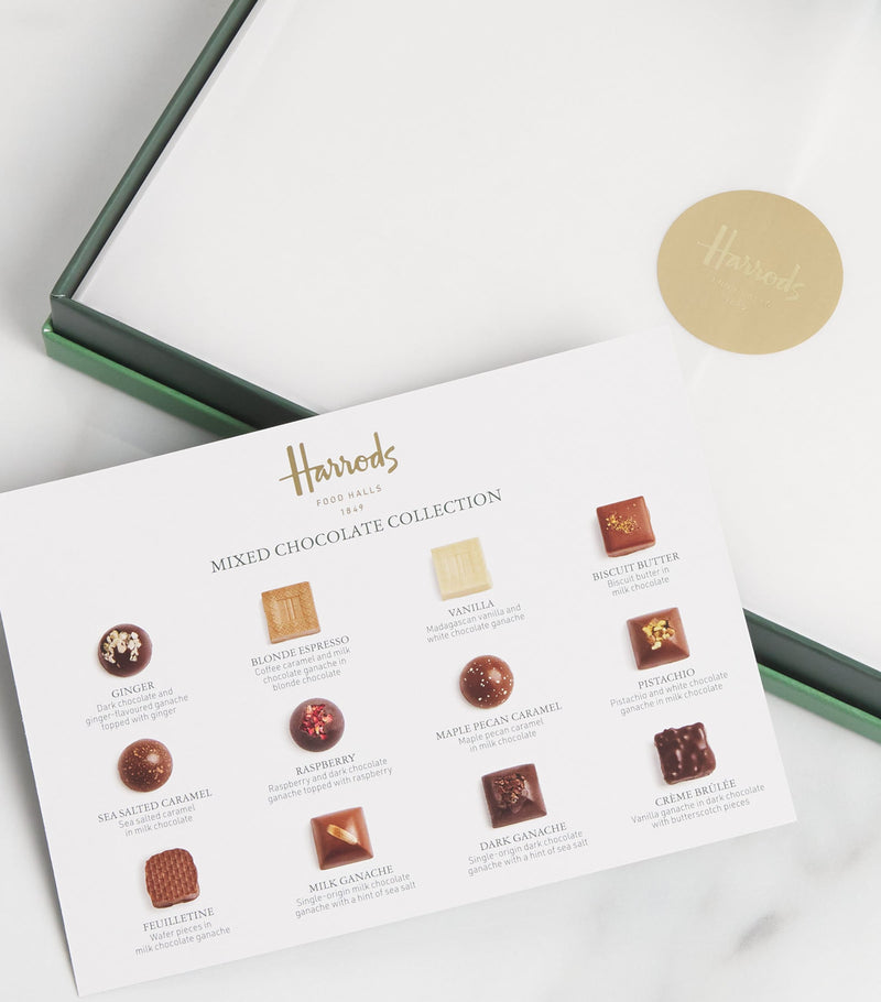 Harrods mixed chocolate collection box 24-piece, UK version