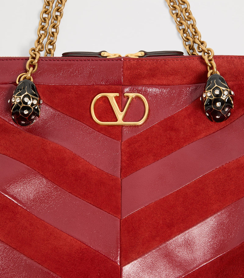 Valentino Garavani medium lambskin Panthea tote bag - British product