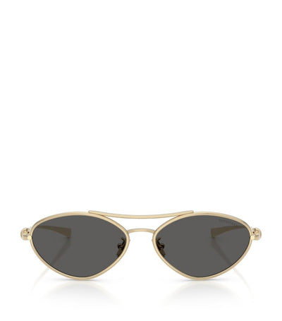 Harrods Tiffany & Co. Metal Irregular Sunglasses TF3117- Buy online at McGrocer