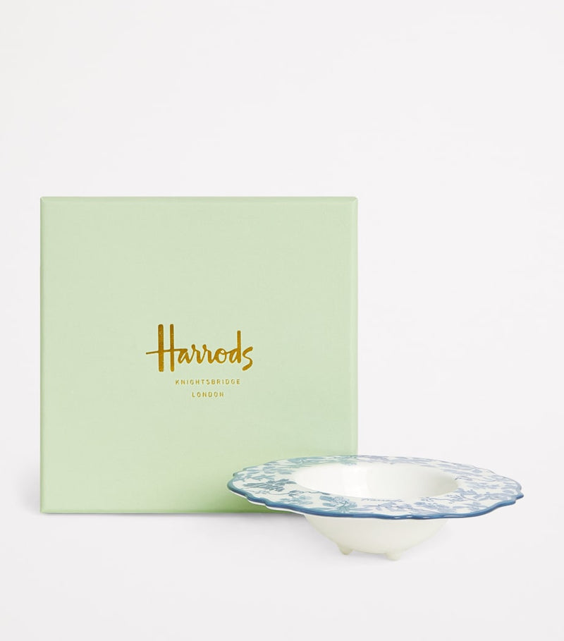 Harrods bone china toile tea strainer - British product
