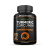 SS Sport Supplies organic turmeric capsules, UK version
