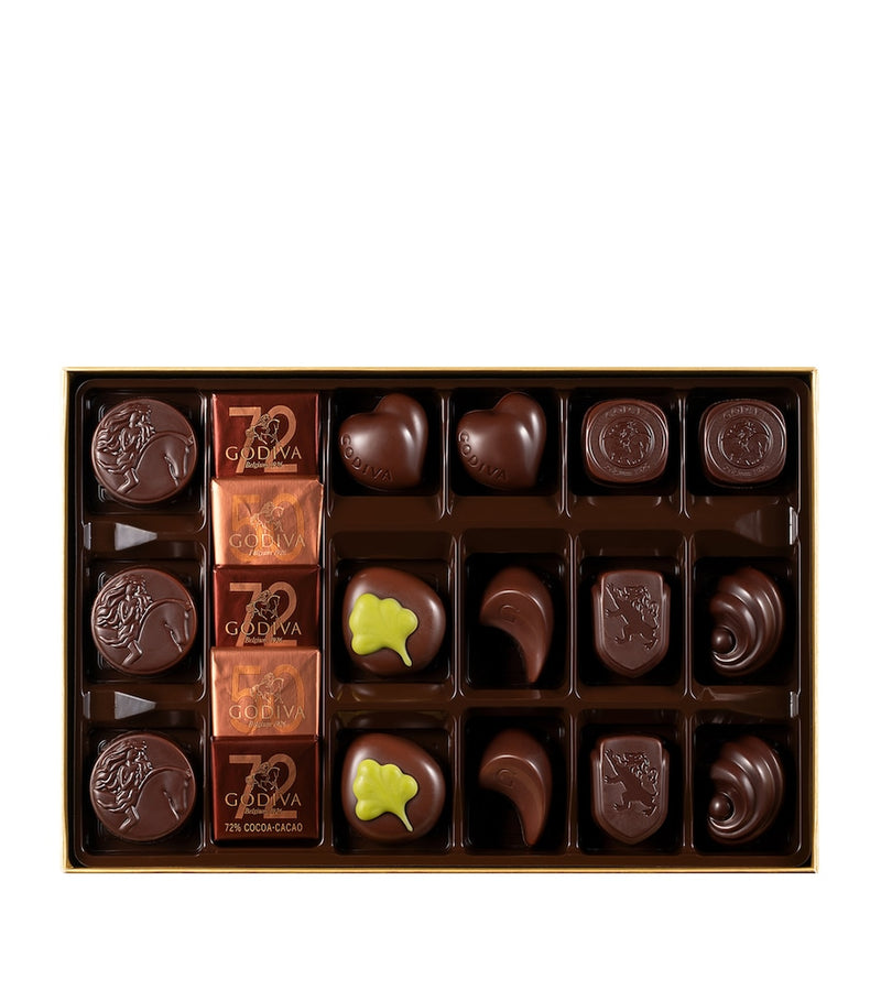 Godiva Gold Collection dark chocolate selection box 203g, UK version
