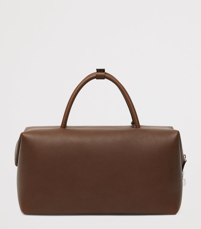 Max Mara large leather Boston bowler bag with M-shaped sides, UK version