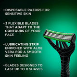 Wilkinson Sword Sensitive Disposable Razor 5+3 Pack (British brand)
