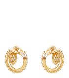 Boucheron Serpent Bohème yellow gold and diamond earrings, imported from the UK