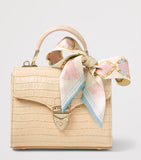 Aspinal of London handbag mini Mayfair top-handle leather, imported from the UK