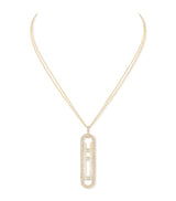Harrods Messika Move 10th Birthday Yellow Gold and Diamond Necklace 1.15ct- Buy online at McGrocer