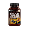 New Leaf Products Shilajit gummies enriched with zinc and vitamin B6 60 gummies, UK version