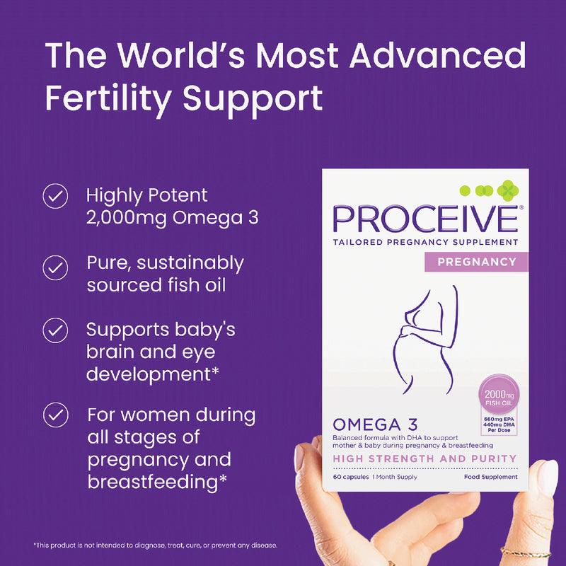 Proceive Omega 3 Fish Oil Capsules 60, imported from the UK