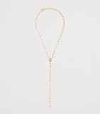 SHAY yellow gold diamond illusion necklace, UK version