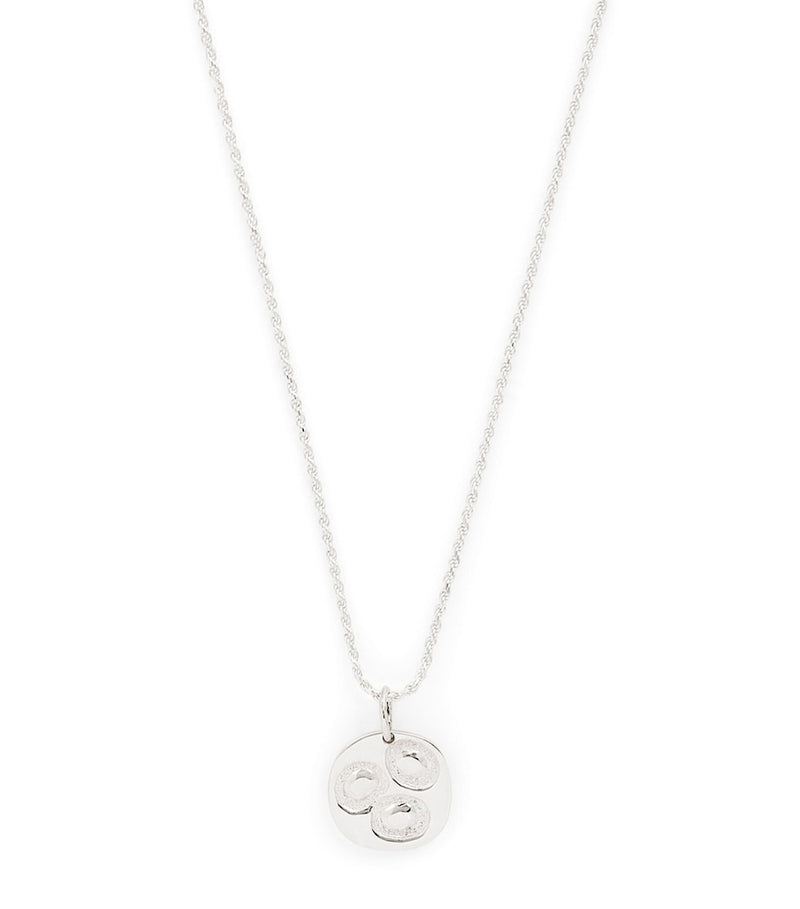 Bleue Burnham sterling silver pendant necklace impressions chloroplast, UK version