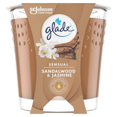 Glade scented candle Sandalwood & Jasmine 112g (British brand)