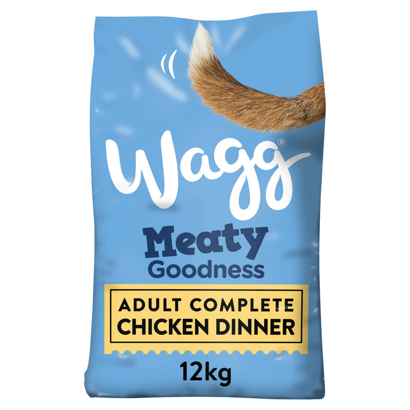 Wagg Chicken Dinner dry dog food 12kg (British brand)