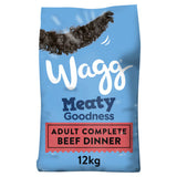 ASDA Wagg Meaty Goodness Adult Beef Dinner Dry Dog Food 12kg- Buy online at McGrocer