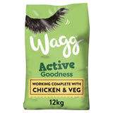 Wagg Active dog food 12kg, imported from the UK