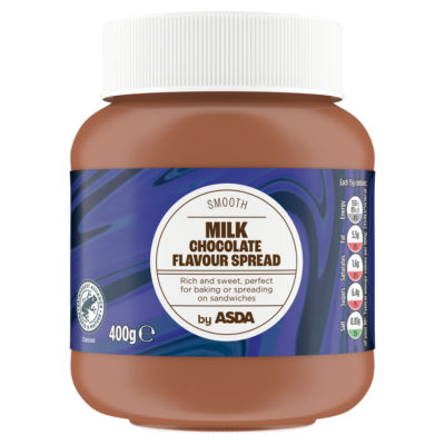 ASDA Smooth Milk Chocolate Flavour Spread 400g - British product