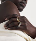Spinelli Kilcollin Petite Yellow Gold Libra ring, UK version