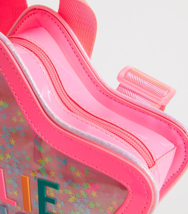 Billieblush star glitter backpack with adjustable straps, UK version