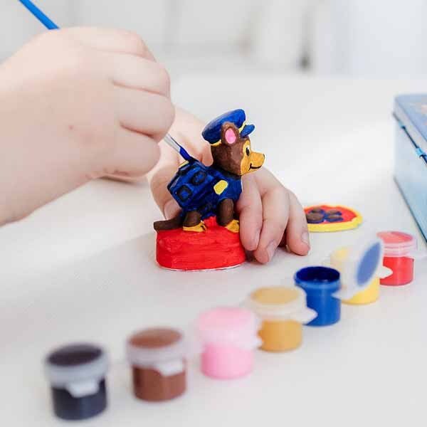 Paw Patrol plaster craft set with Marshall figurines, UK version