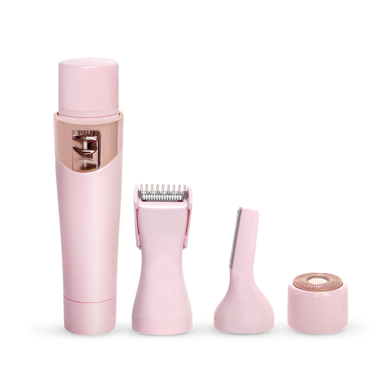 Magnitone FuzzOff 3-in-1 Rechargeable Precision Hair Trimmer - Pink