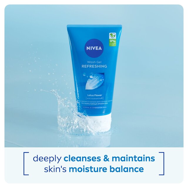 NIVEA Refreshing Face Wash Gel 150ml - McGrocer
