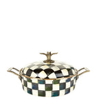 MacKenzie-Childs Courtly Check casserole dish 30.5cm, imported from the UK