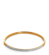Harrods Monica Vinader Gold Vermeil and Diamond Essential Pavé Bangle 16cm- Buy online at McGrocer
