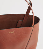 Chloé Spin tote bag medium calfskin leather, imported from the UK