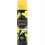 Superdrug Yardley Freesia & Bergamot Body Spray Floral Mist 75ml- Buy online at McGrocer