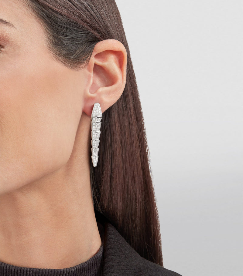 Bvlgari Serpenti Viper drop earrings, UK version