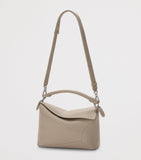 LOEWE small Puzzle top-handle calfskin leather bag (British brand)